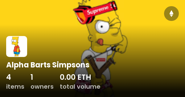 Alpha Barts Simpsons Collection OpenSea