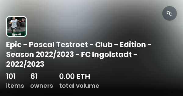 Epic Pascal Testroet Club Edition Season Fc