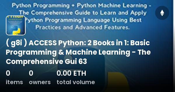 G8i ACCESS Python 2 Books In 1 Basic Programming Machine