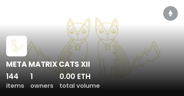 Meta Matrix Cats Xii Collection Opensea