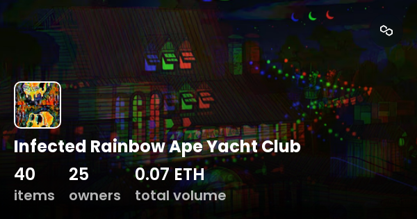 Infected Rainbow Ape Yacht Club Collection OpenSea