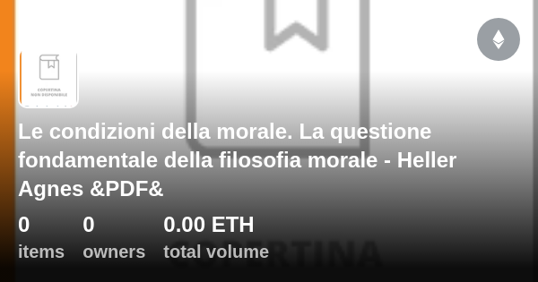 Le Condizioni Della Morale La Questione Fondamentale Della Filosofia