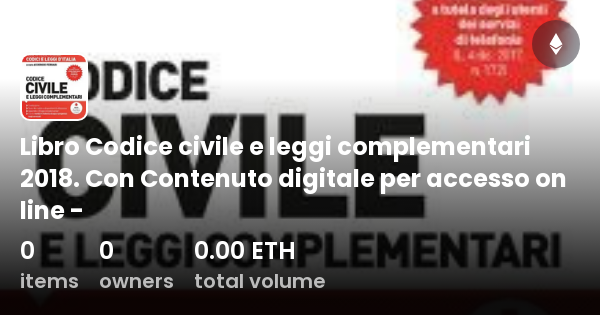 Libro Codice Civile E Leggi Complementari Con Contenuto Digitale