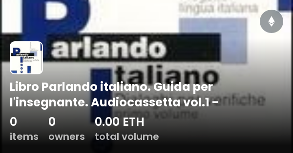 Libro Parlando Italiano Guida Per L Insegnante Audiocassetta Vol 1