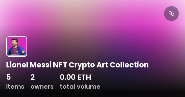 Lionel Messi NFT Crypto Art Collection Collection OpenSea