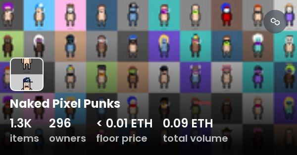 Naked Pixel Punks Collection OpenSea