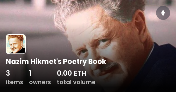 Nazim Hikmet S Poetry Book Collection Opensea