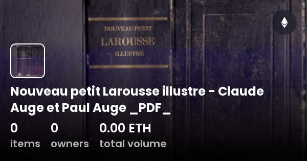 Nouveau Petit Larousse Illustre Claude Auge Et Paul Auge Pdf