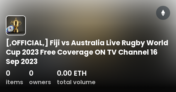 OFFICIAL Fiji Vs Australia Live Rugby World Cup 2023 Free Coverage