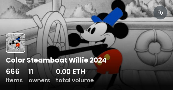 Color Steamboat Willie 2024 Collection OpenSea