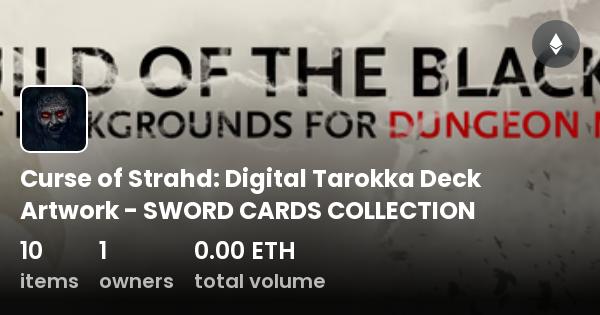 Curse Of Strahd Digital Tarokka Deck Artwork Sword Cards Collection