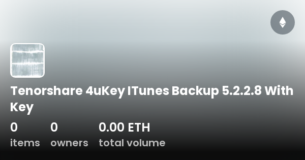 Tenorshare 4uKey ITunes Backup 5 2 2 8 With Key Collection OpenSea