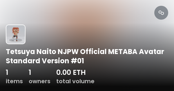 Tetsuya Naito Njpw Official Metaba Avatar Standard Version