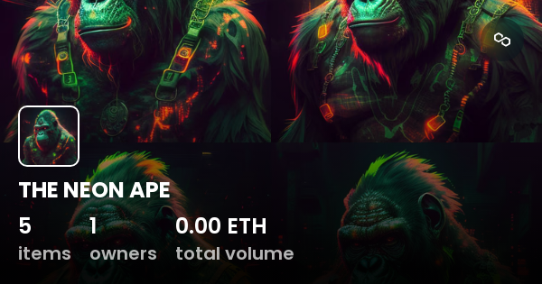 THE NEON APE Collection OpenSea