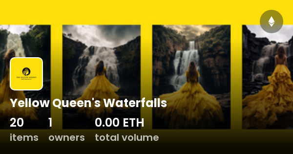 Yellow Queen S Waterfalls Collection OpenSea