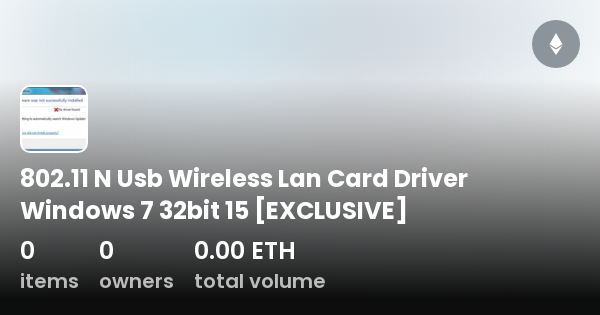 N Usb Wireless Lan Card Driver Windows Bit Exclusive