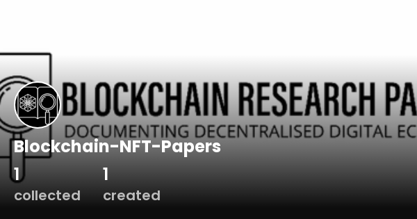 Blockchain Nft Papers Profile Opensea 2704