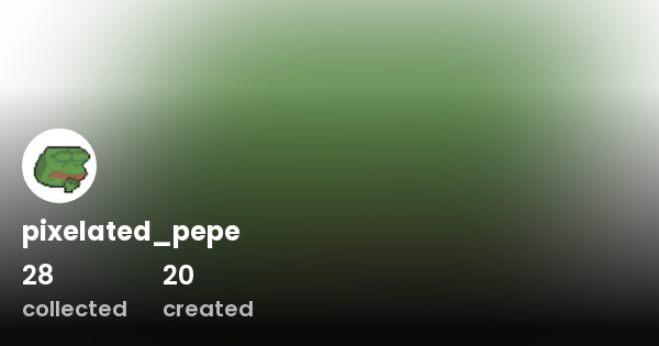 pixelated_pepe - Profile | OpenSea