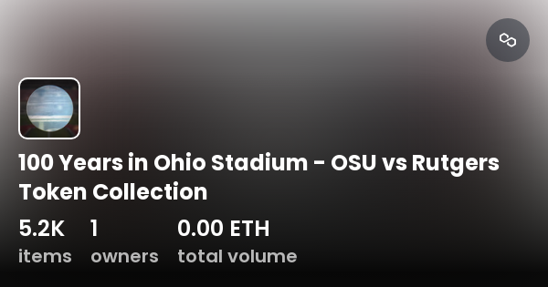 100 Years in Ohio Stadium - OSU vs Rutgers Token Collection ...