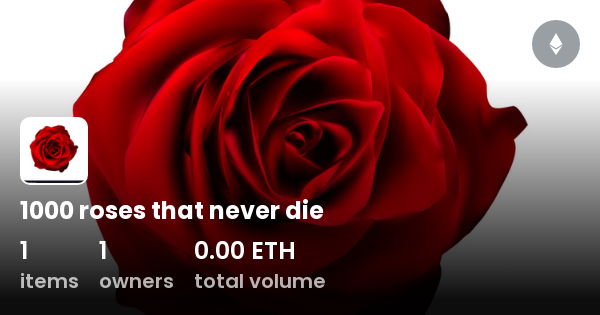 1000 roses that never die - Collection | OpenSea