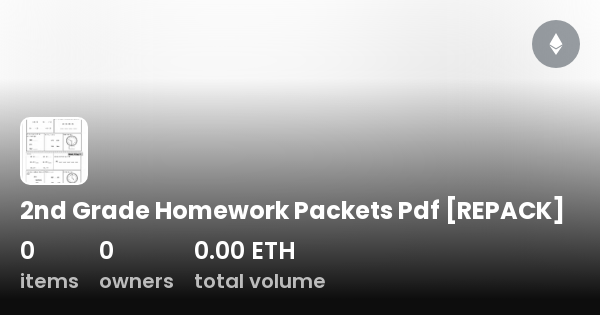 2nd Grade Homework Packets Pdf [REPACK] - Collection | OpenSea