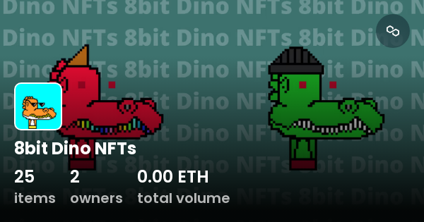 8bit Dino NFTs - Collection | OpenSea