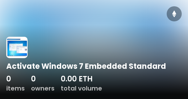 activate windows 7 embedded standard