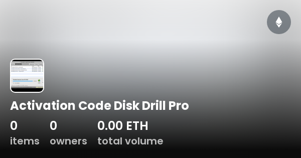 Activation Code Disk Drill Pro Collection Opensea