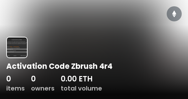 activation code zbrush