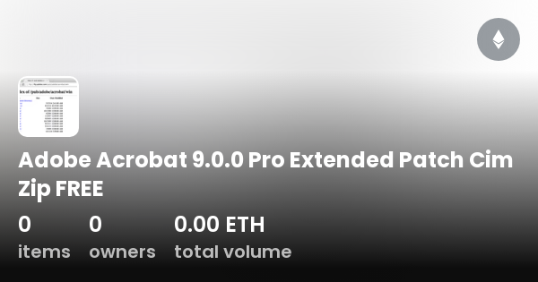 adobe acrobat 9.0 0 pro extended patch cim zip download