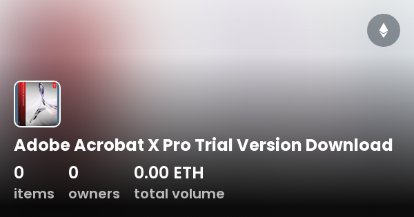 acrobat pro x download trial