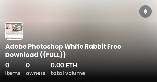 adobe photoshop white rabbit free download