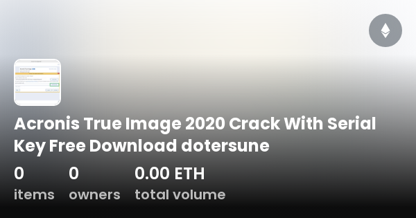 acronis true image 2020 serial number free