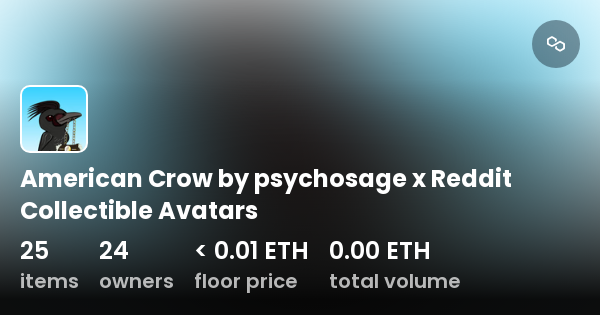 American Crow by psychosage x Reddit Collectible Avatars - Collection ...