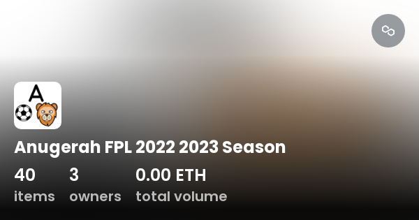 Anugerah FPL 2022 2023 Season - Collection | OpenSea