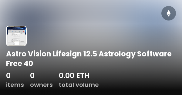 Astro Vision Lifesign 12.5 Astrology Software Free 40 - Collection ...