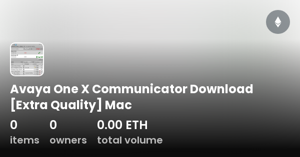 avaya one-x communicator download mac
