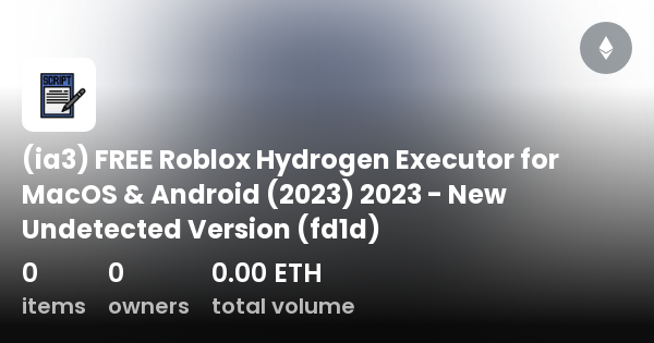 Hydrogen Executor For Android & MacOS