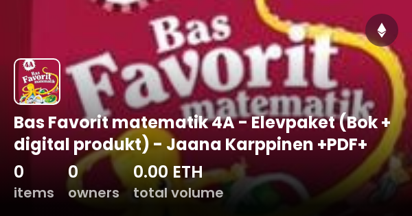 Bas Favorit Matematik 4A - Elevpaket (Bok + Digital Produkt) - Jaana ...