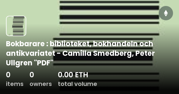 Bokbarare : Biblioteket, Bokhandeln Och Antikvariatet - Camilla ...