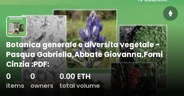 Botanica Generale E Diversità Vegetale Pdf Botanica generale e diversita vegetale - Pasqua Gabriella,Abbate