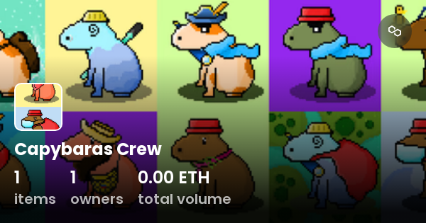 Capybaras Crew - Collection | OpenSea