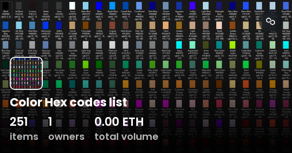 color-hex-codes-list-collection-opensea