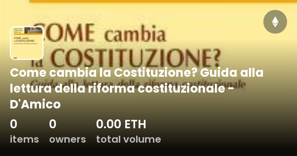 Come Cambia La Costituzione? Guida Alla Lettura Della Riforma ...