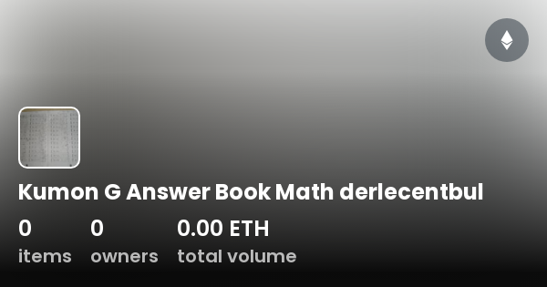 kumon answer book math level i