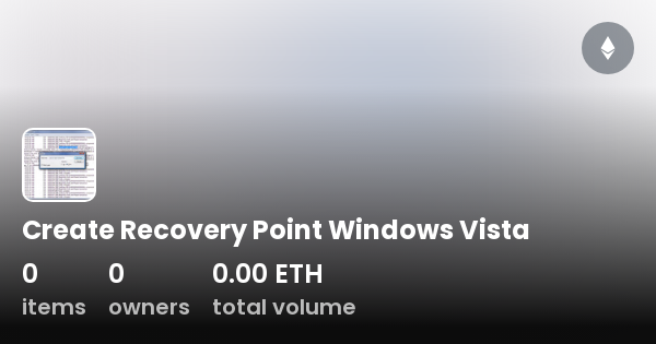 create recovery point windows 10