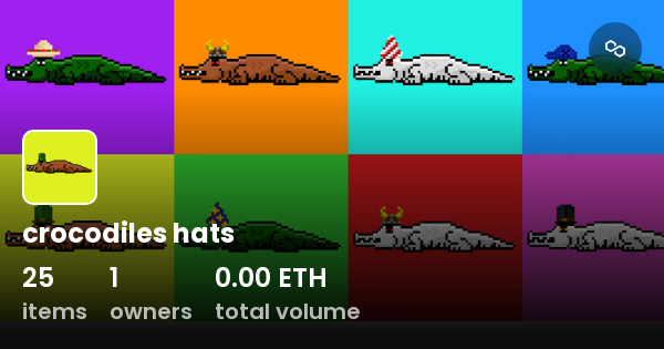 Crocodiles Hats Collection Opensea