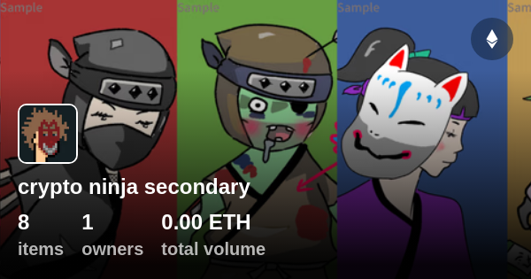 Crypto Ninja Secondary Collection Opensea