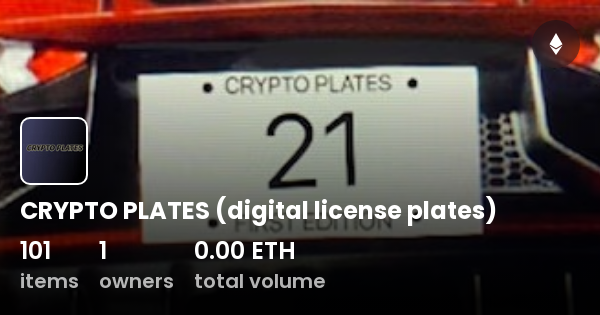 crypto license plates