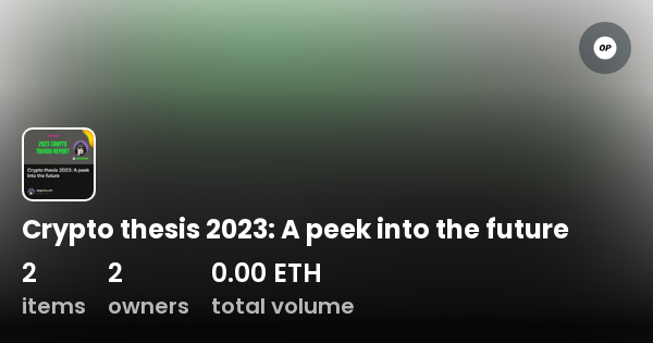 crypto theses 2023